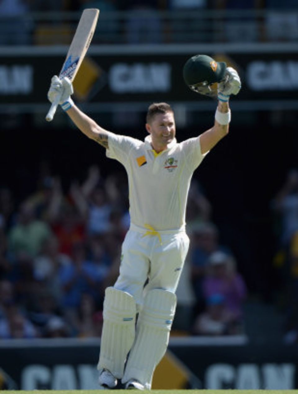 Michael Clarke made his 25th Test hundred and his sixth against England to ram home the advantage