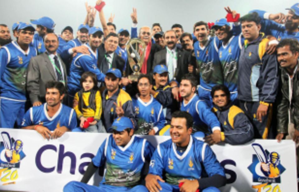 ZTBL celebrate their crushing victory