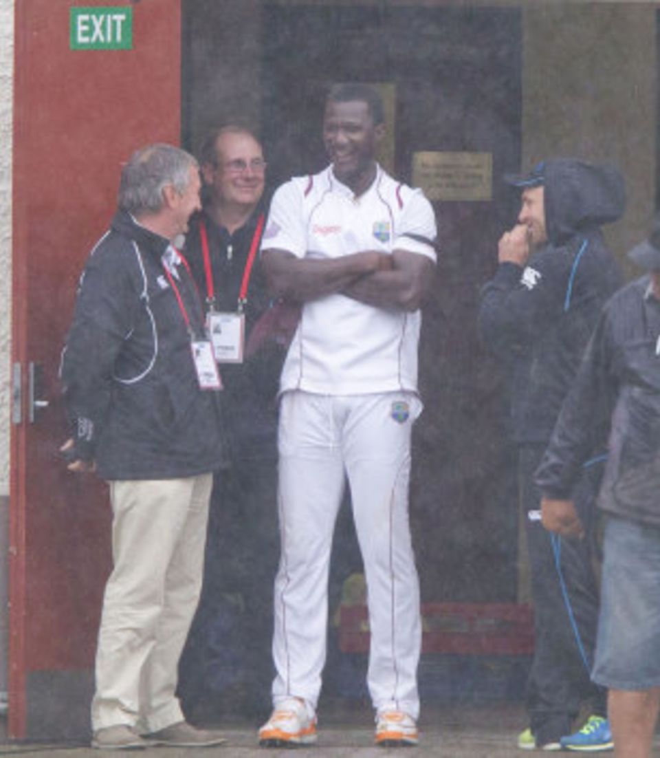 The smile that was last seen on Darren Sammy's face at the toss was back