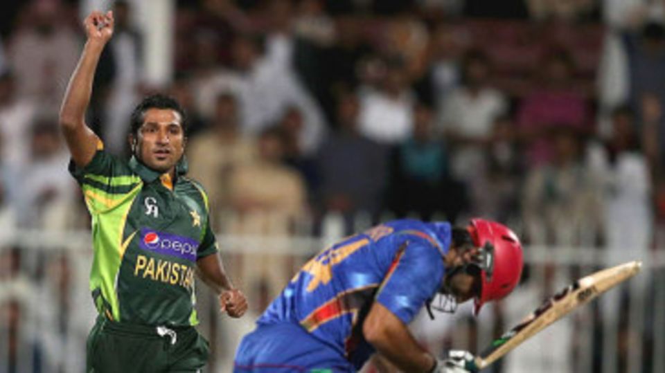 Asghar Stanikzai was bowled by Bilawal Bhatti