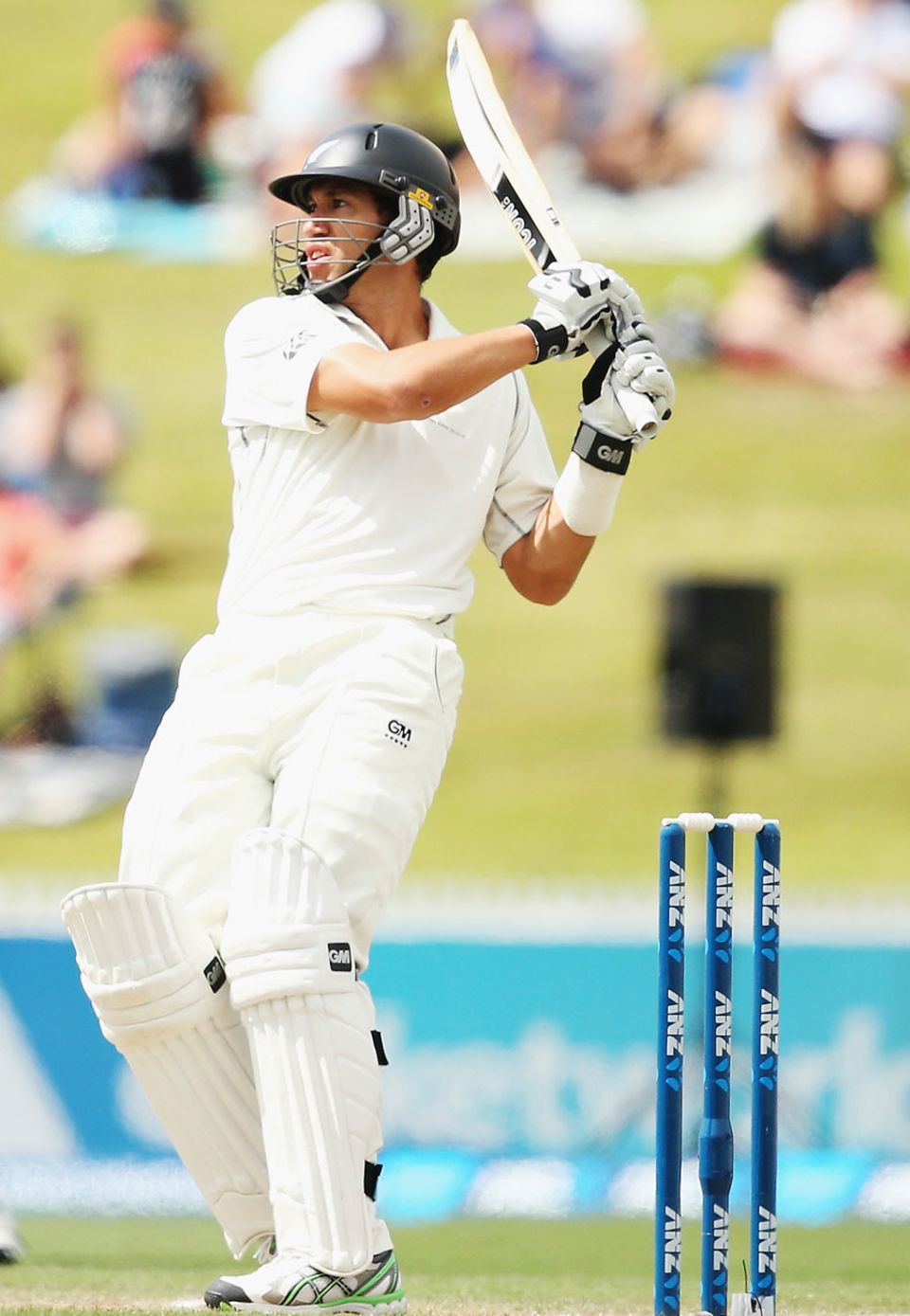 Ross Taylor became only the second New Zealand batsman to hit centuries in three consecutive Tests