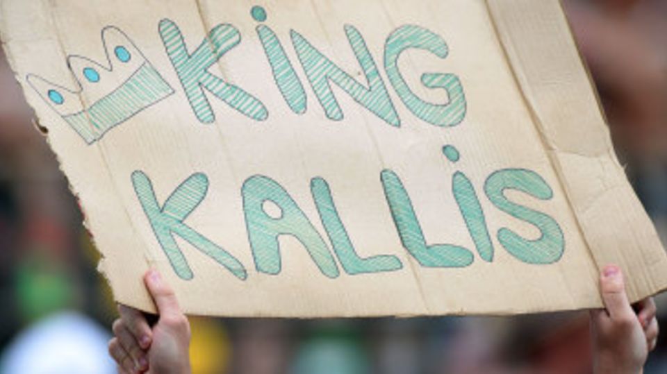 It was an emotional day for fans of Jacques Kallis at Kingsmead