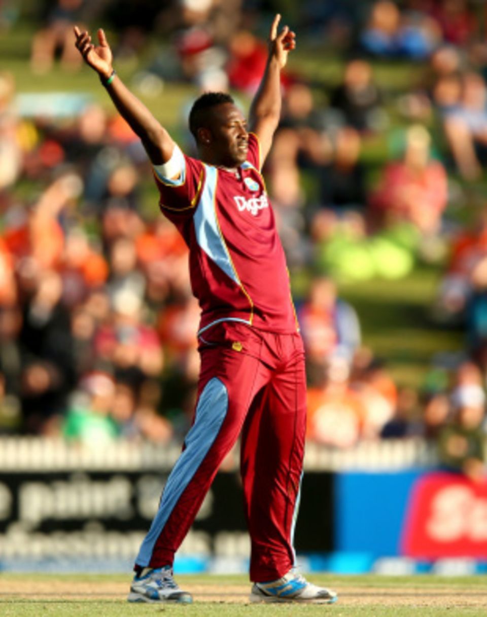 Moments like this have been a rarity in Andre Russell's international T20 career
