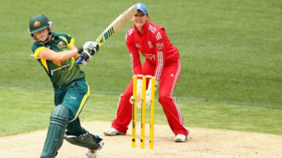Ellyse Perry hit 65 to help Australia over 200