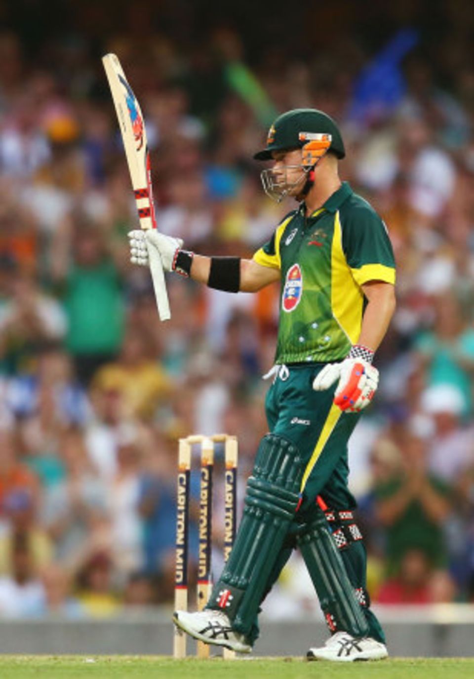 David Warner gave Australia's chase the ideal start and they never looked back