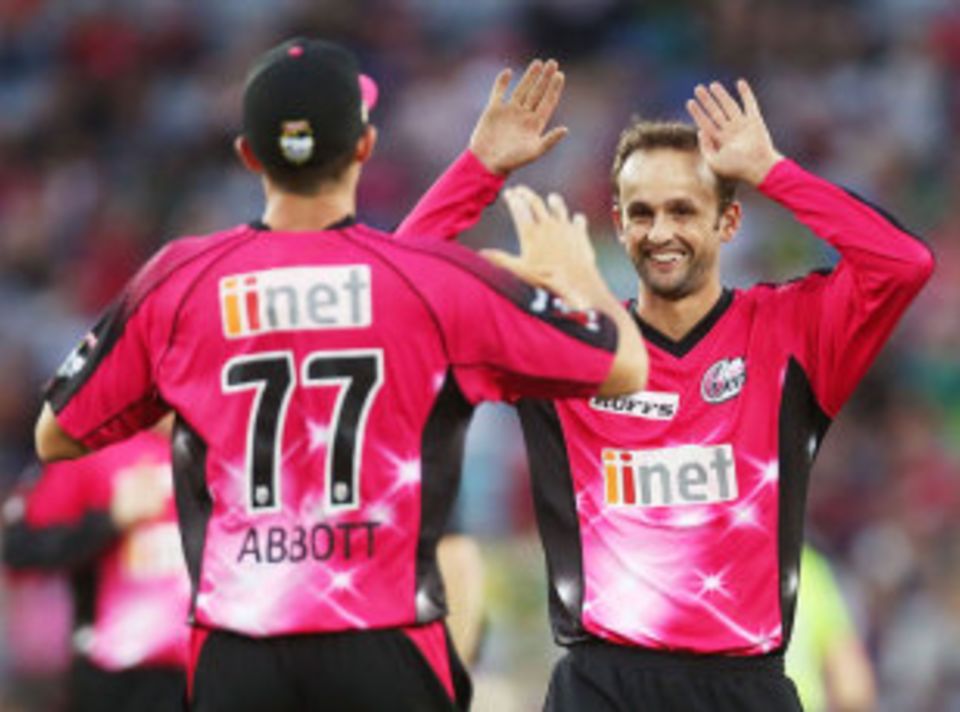 Nathan Lyon was Man of the Match for his 3 for 14