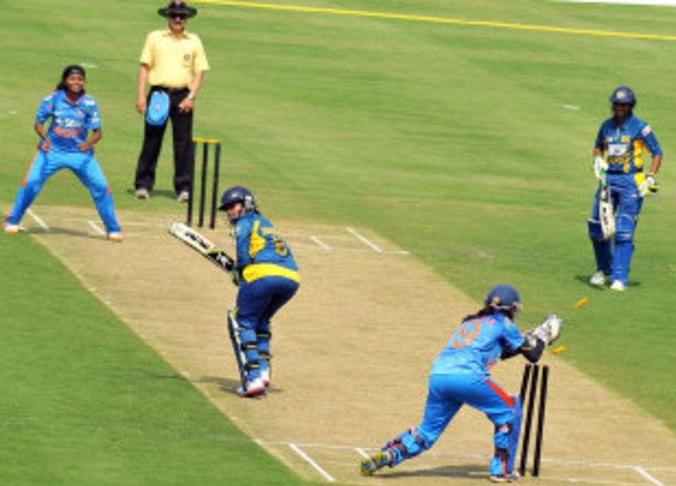 Offspinner Rajeshwari Gayakwad took three wickets on her T20 debut for India
