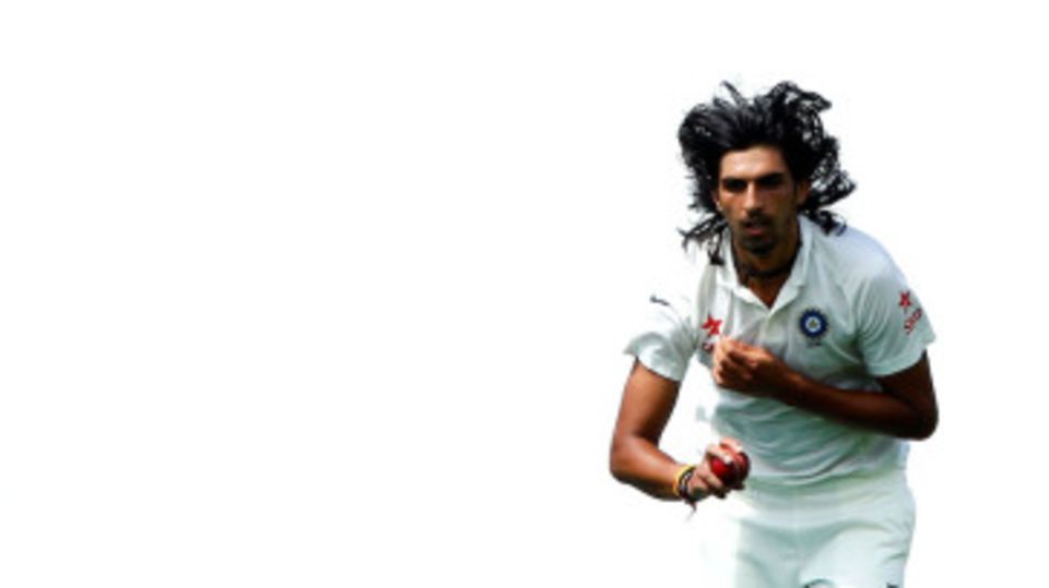 Ishant Sharma runs in 