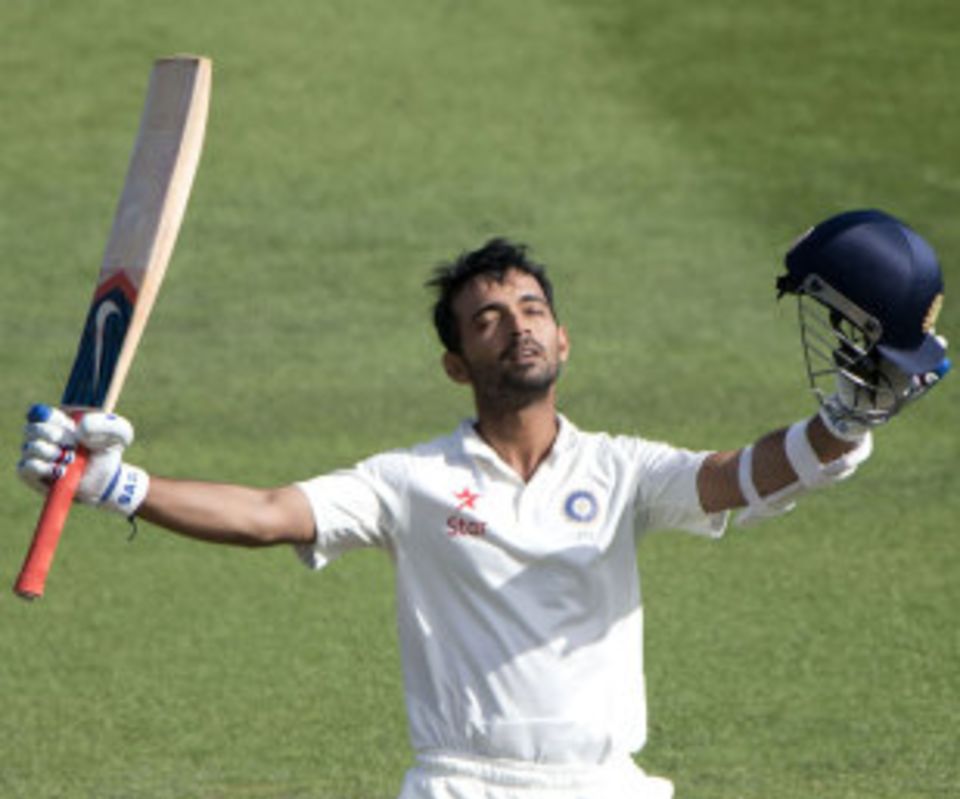 Rahane's muted celebration upon reaching his maiden Test century showed no hint of how long he had waited for the moment