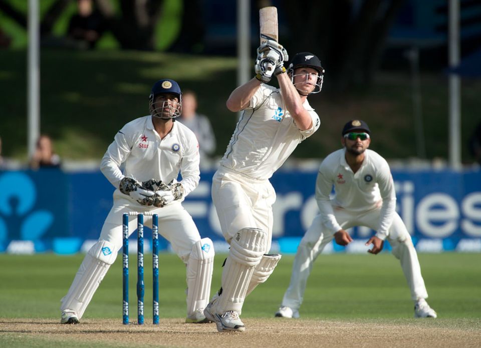 Jimmy Neesham holds the record for the highest score by a No. 8 batsman on debut - 137 not out