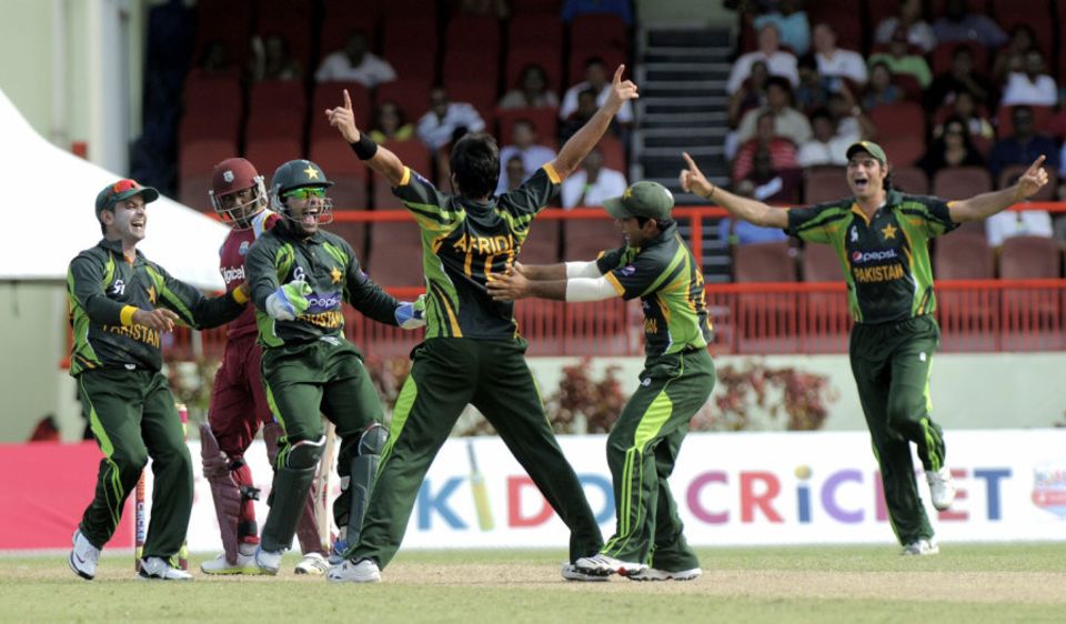 Shahid Afridi has achieved the double of a fifty and five wickets in the same ODI thrice in his career