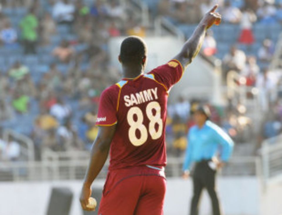Darren Sammy: under pressure after the dismal tours of India and New Zealand late last year