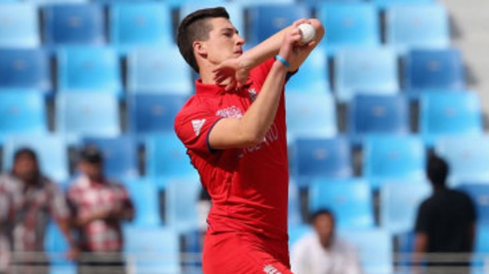 Matthew Fisher took three Indian wickets early