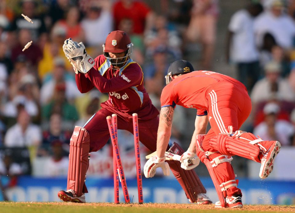 Ben Stokes had a few slip-ups on England's tour of the Caribbean in 2014