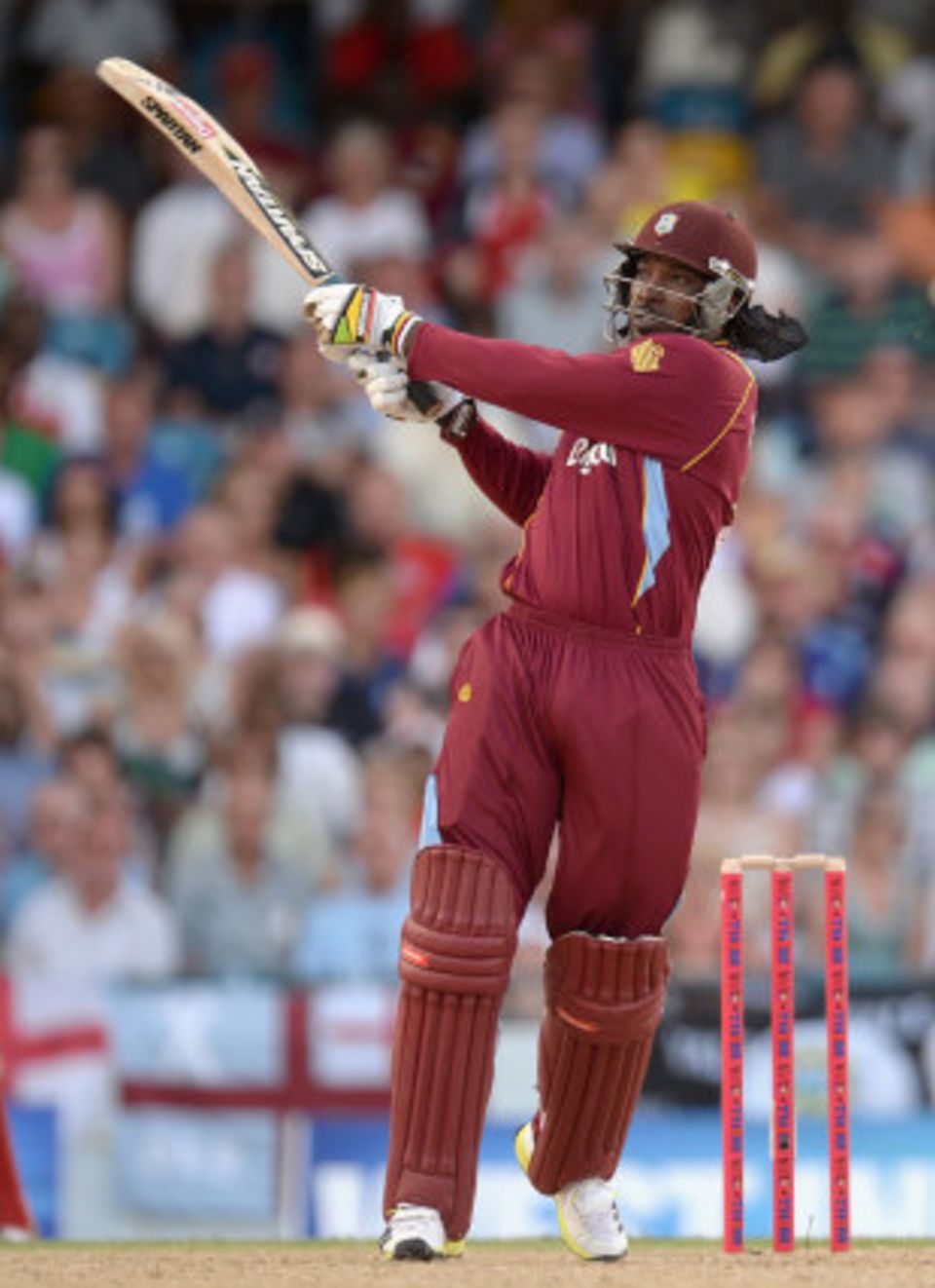 Big, bigger, biggest: Chris Gayle sent at least one ball out of the ground