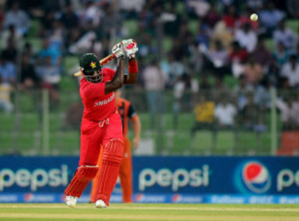 File photo: Hamilton Masakadza, during his 31-ball 41, struck the winning runs for Mountaineers