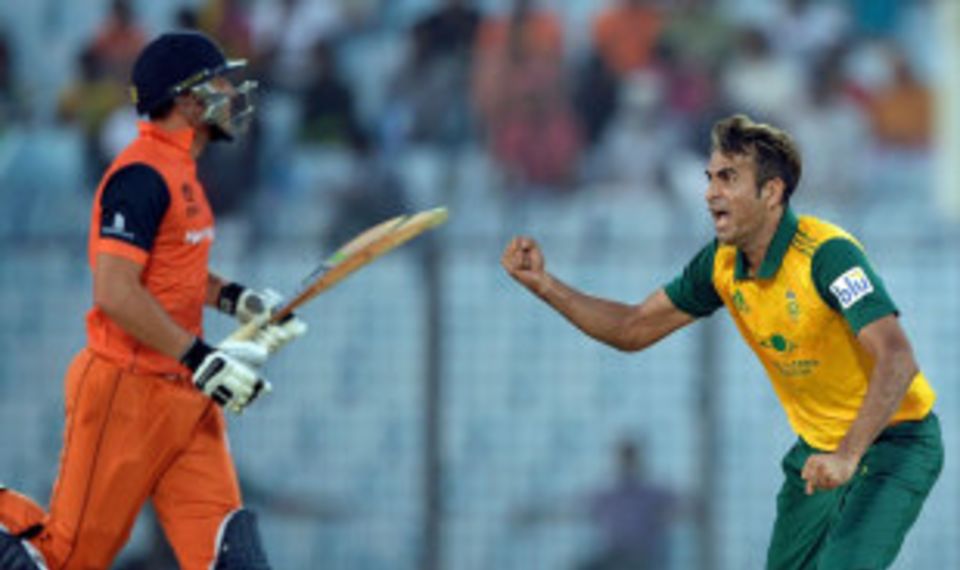 Imran Tahir showed the value of attacking with the ball