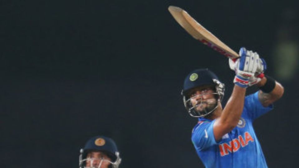 Virat Kohli goes over the top