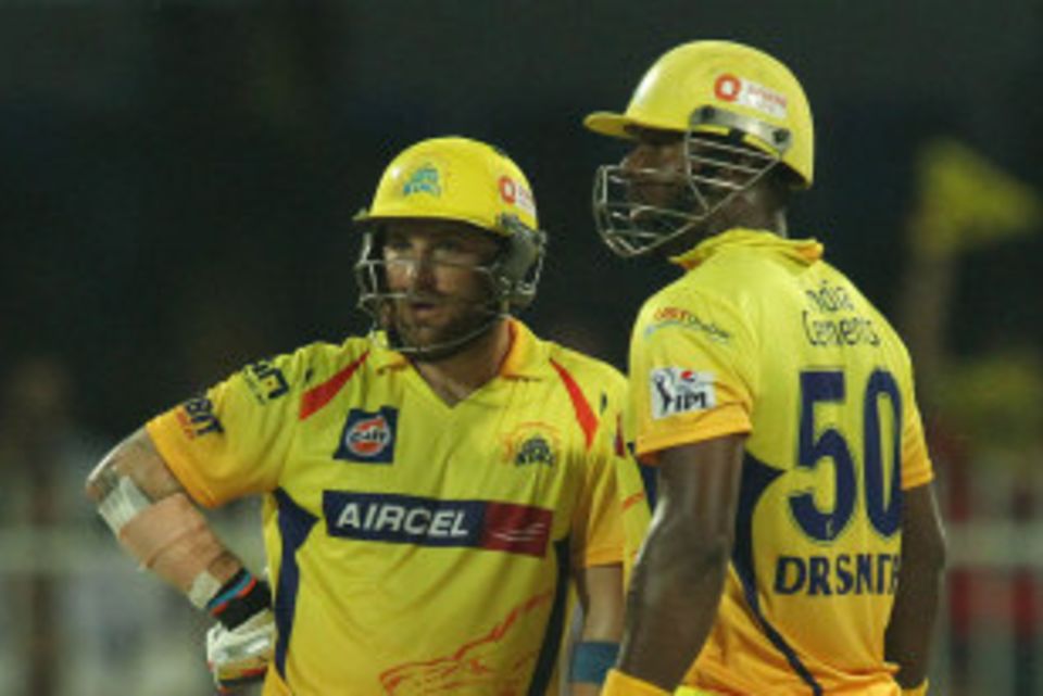 Brendon McCullum on Dwayne Smith: "It is great to bat with him because he is so powerful and has a lot of options in his batting."
