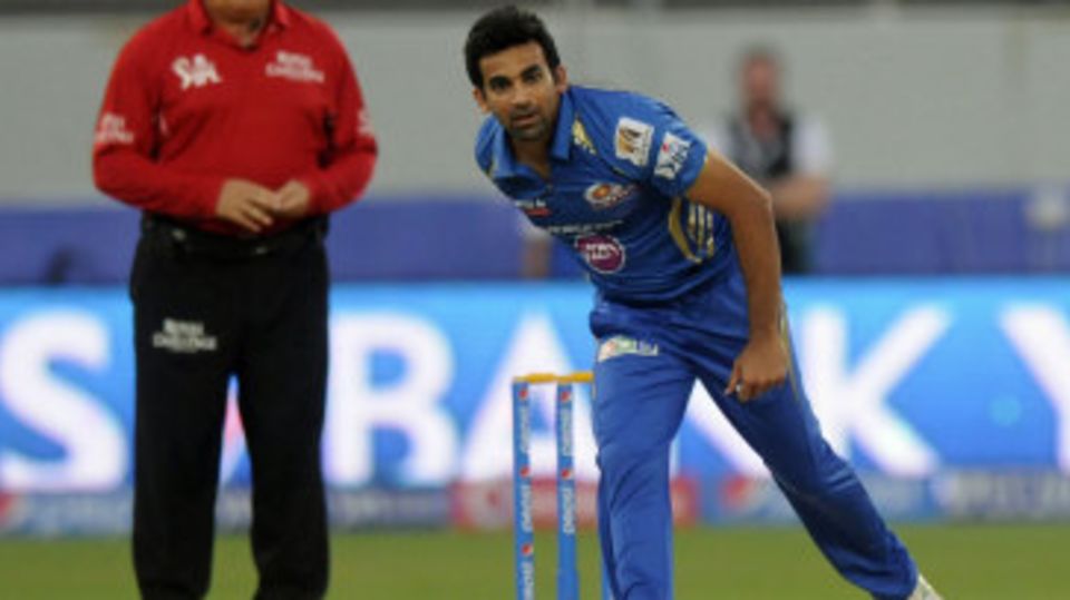 Zaheer Khan in his follow-through