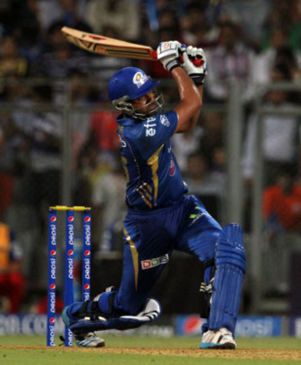 Rohit Sharma accelerated to hit an unbeaten 59 off 35