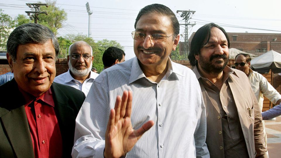 File photo - Zaka Ashraf arrives at the PCB office