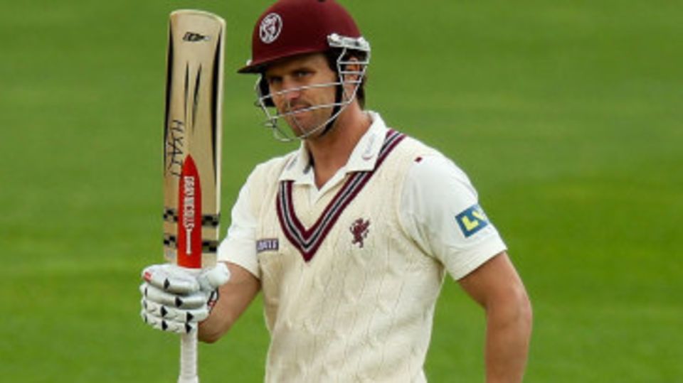 Nick Compton acknowledges his half-century