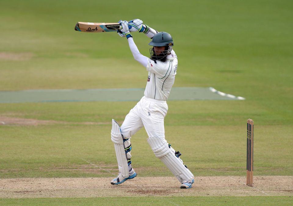 Moeen Ali was back at Worcestershire to find red-ball form but dictated a T20 win over Derbyshire (file photo)