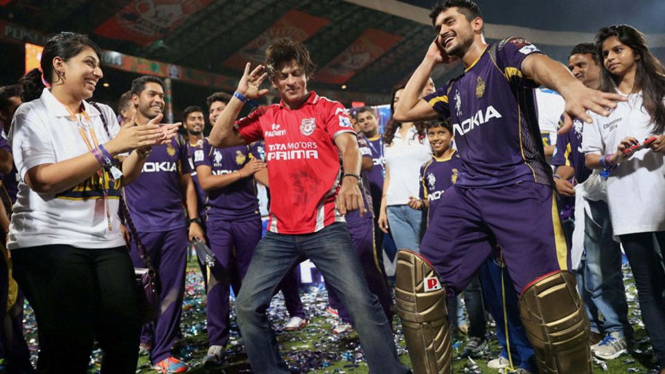 Manish Pandey shows off his dance moves after clinching the title for KKR in 2014