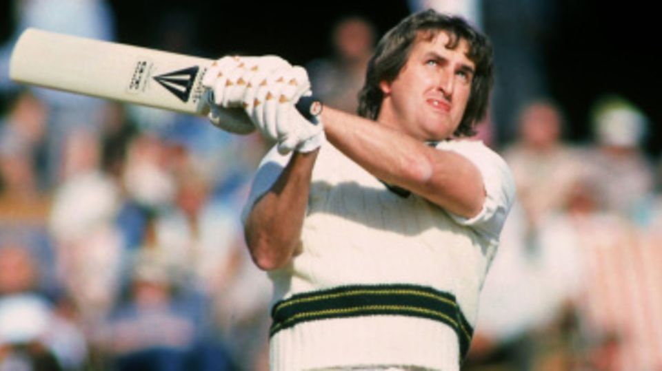 Gary Gilmour in action against the English Taverners