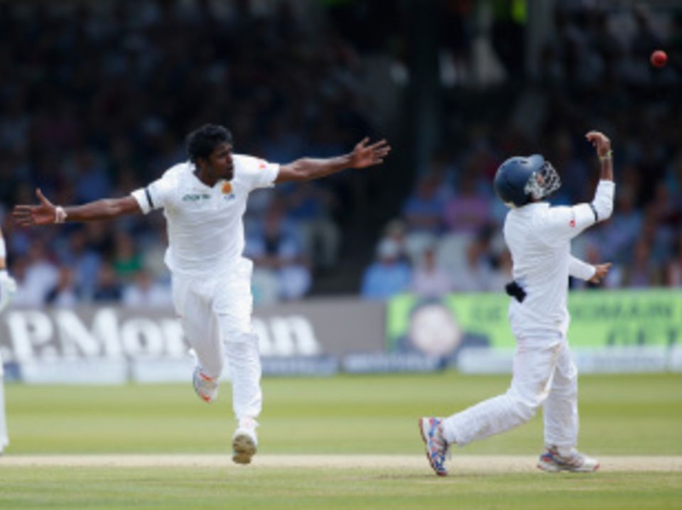 Shaminda Eranga took three wickets but recorded the second-most expensive figures for a Sri Lanka seamer