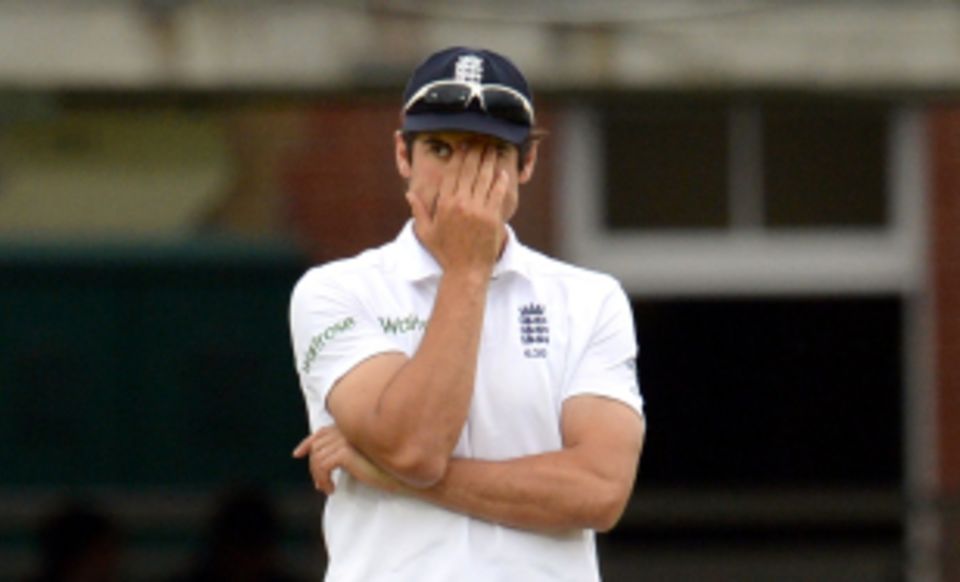 Alastair Cook has been hit in the pocket after Lord's