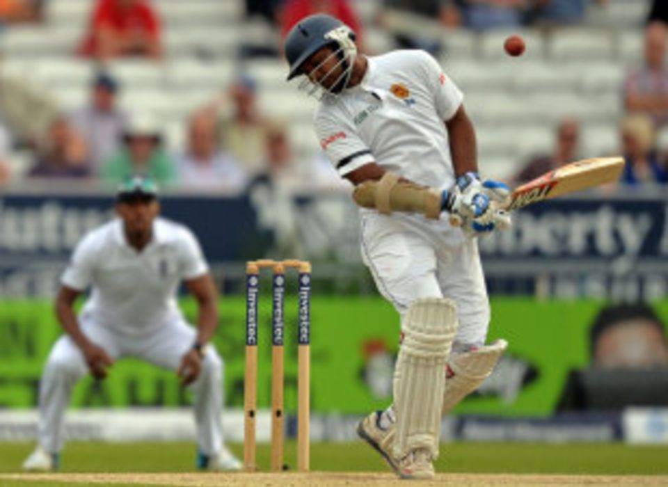 Kumar Sangakkara played cautiously to ensure his side's lead grew