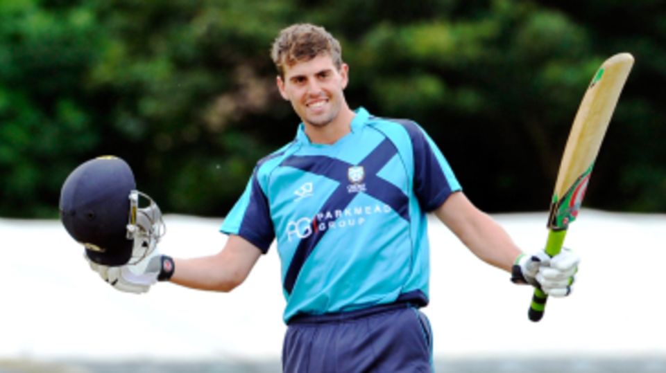 Calum MacLeod celebrates his century
