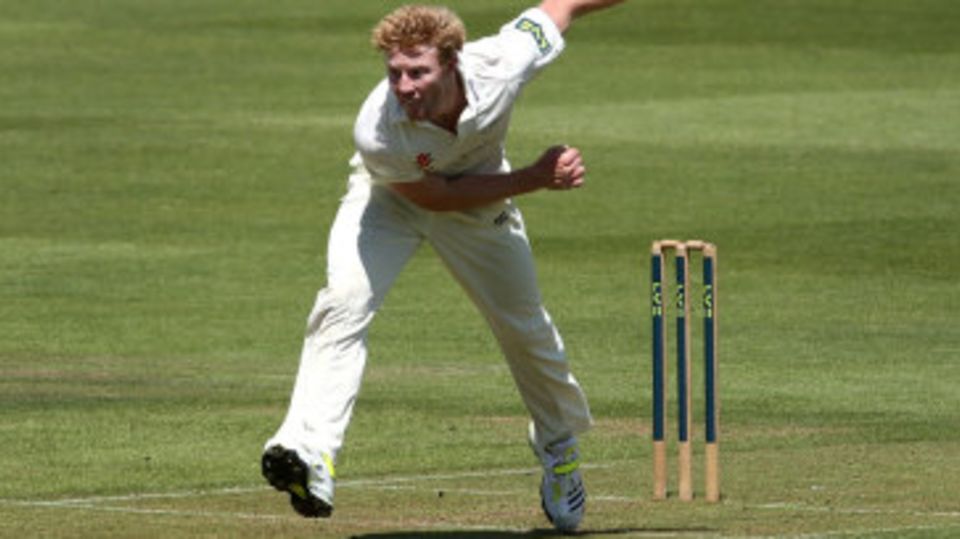 Liam Norwell went wicketless in the early part of the day