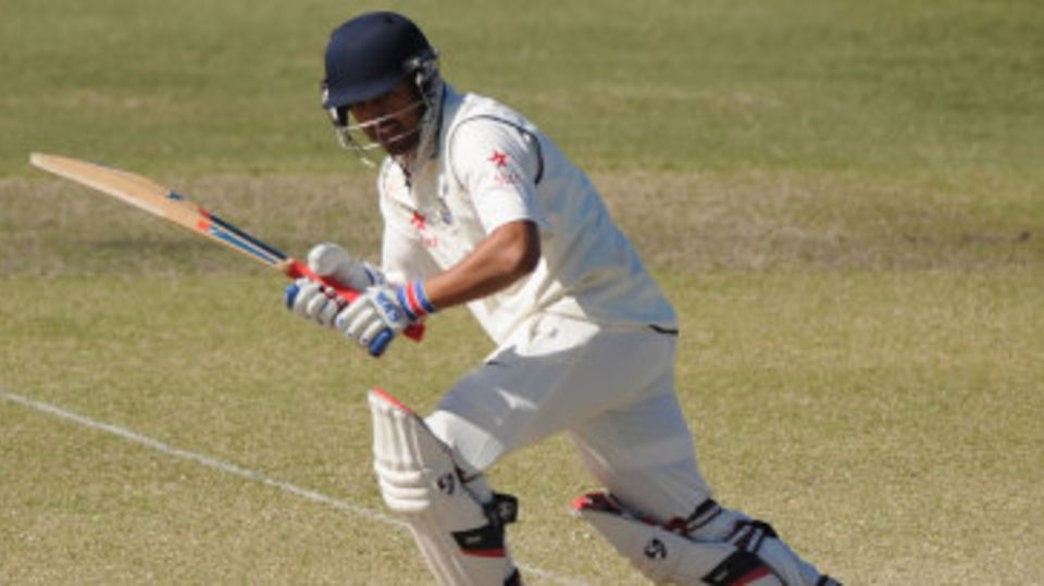 Karun Nair plays to the leg side