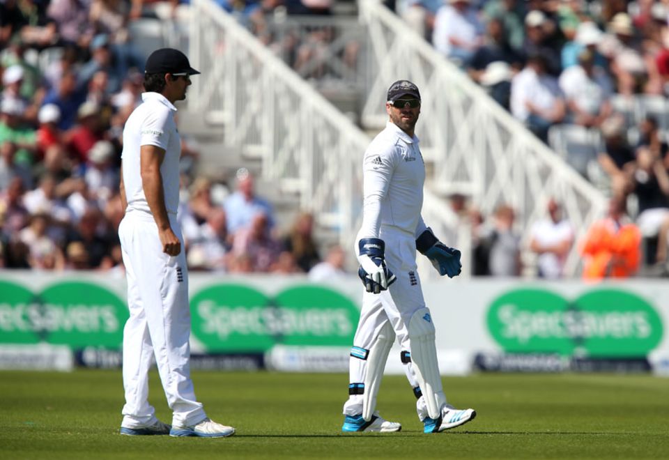 Matt Prior chose to step aside from England duty despite Alastair Cook's backing