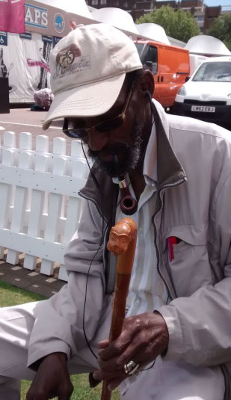 Keith the Pipe Man hasn't missed a Lord's Test since 1973