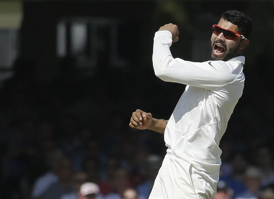 File photo: Ravindra Jadeja picked up his fifth consecutive five-for