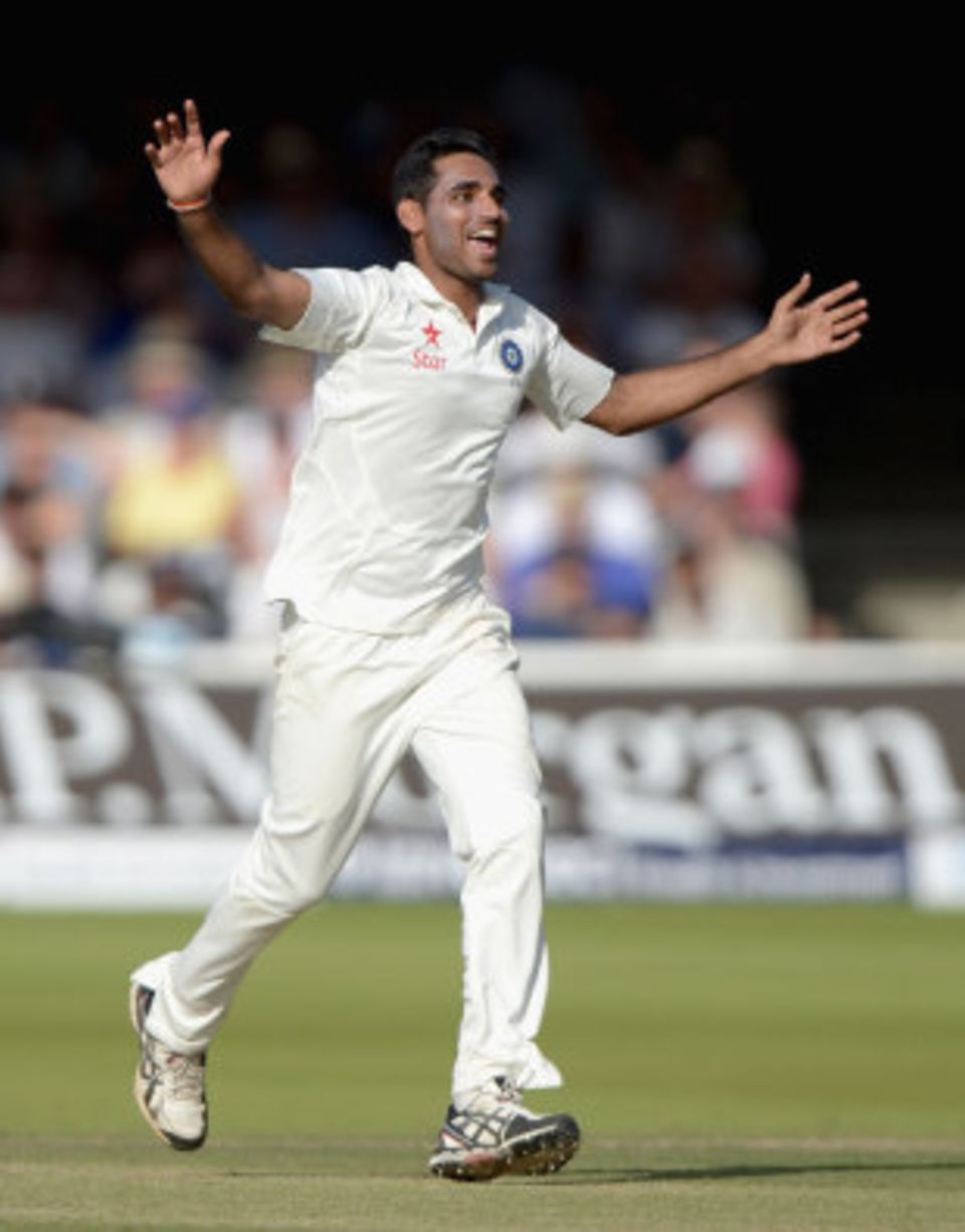 Bhuvneshwar Kumar led India's attack with four wickets