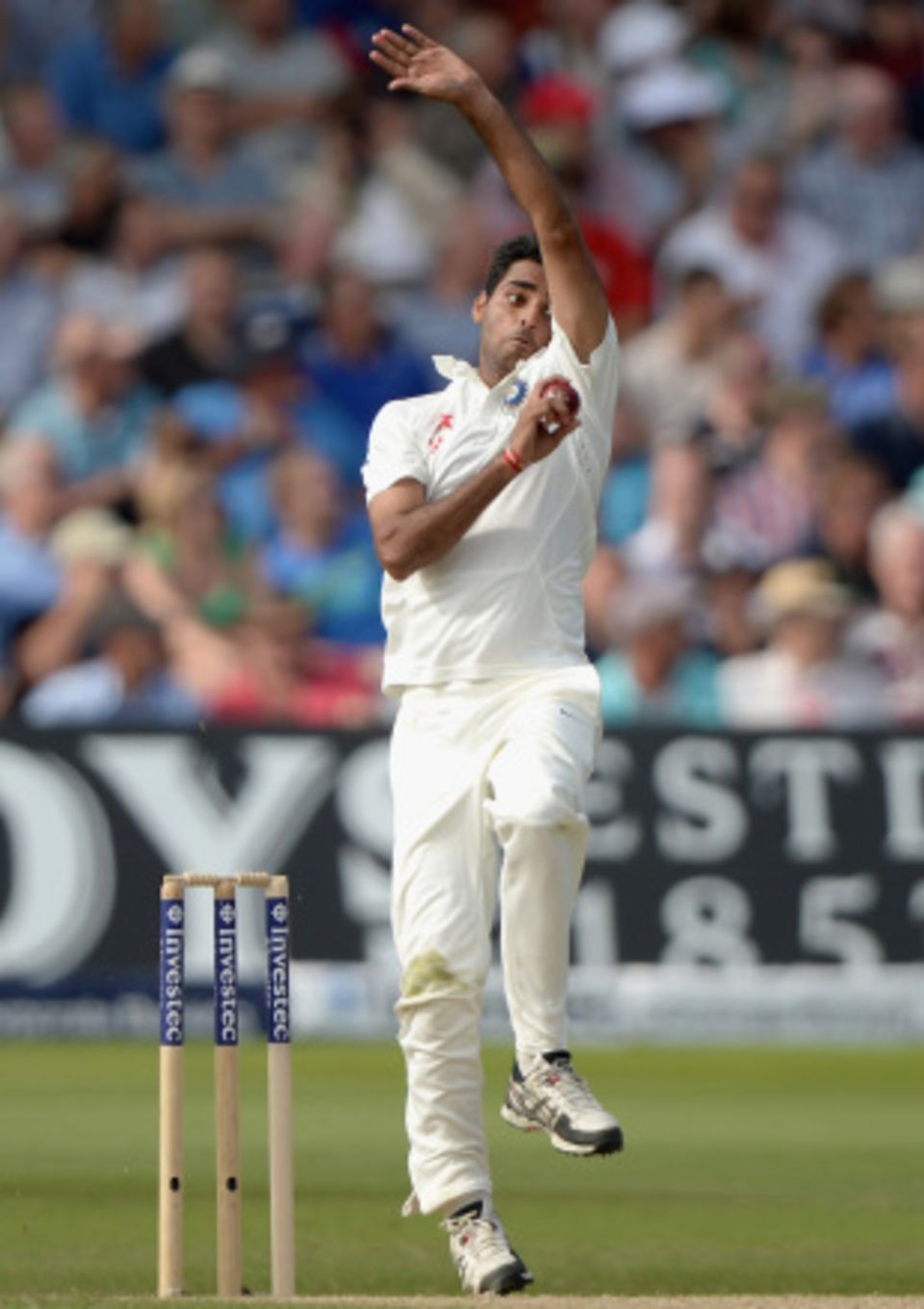 Dead straight: Bhuvneshwar keeps the game very simple