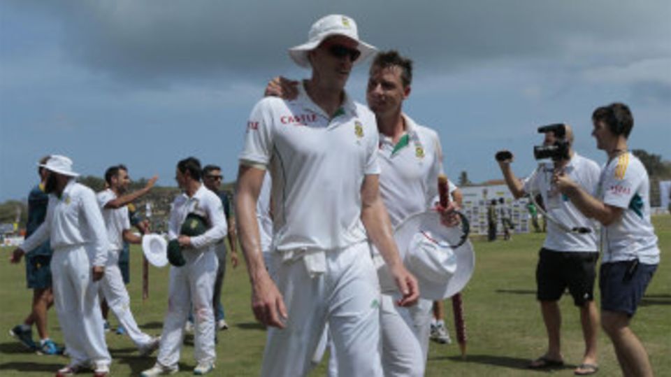 Hunting in pairs: Dale Steyn and Morne Morkel took 16 wickets