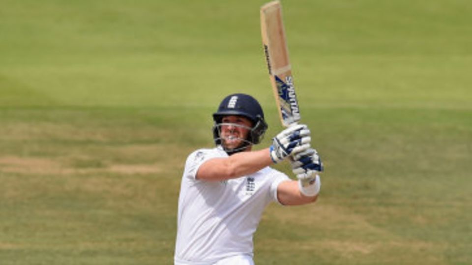 Matt Prior's innings began and ended in a hurry