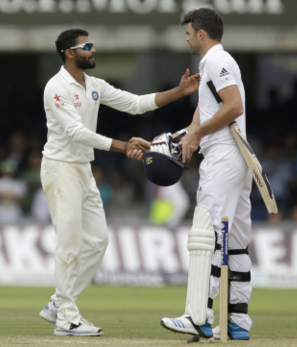 The Ravindra Jadeja-James Anderson dispute seems to be over