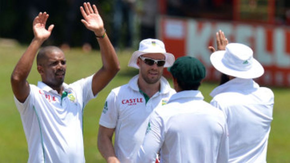 Vernon Philander was rewarded for some consistent bowling