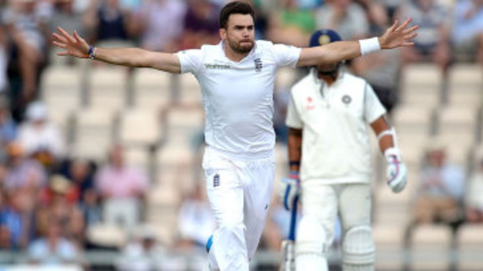 James Anderson struck an early blow for England