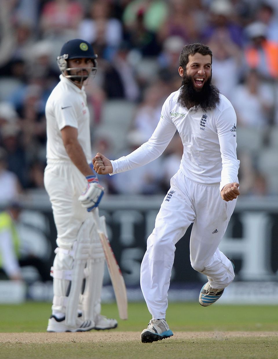 Moeen's beard has been a regular talking point but his performances are now taking precedence