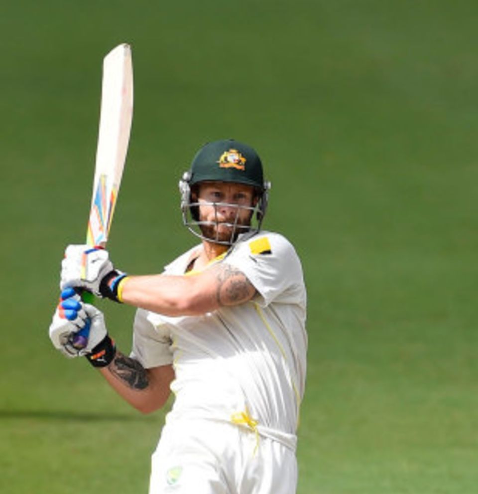 Matthew Wade scored 60 off 136 balls