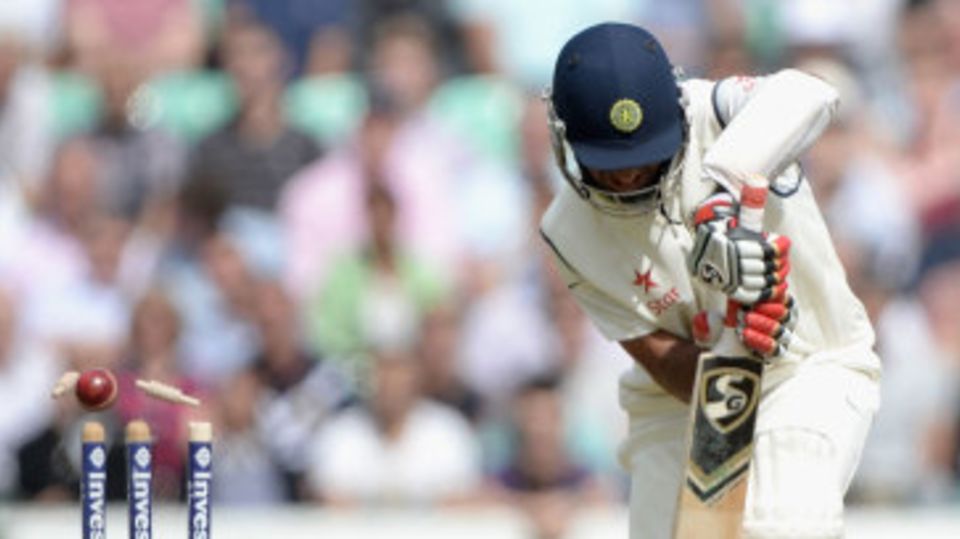Cheteshwar Pujara had a torrid time outside his off stump
