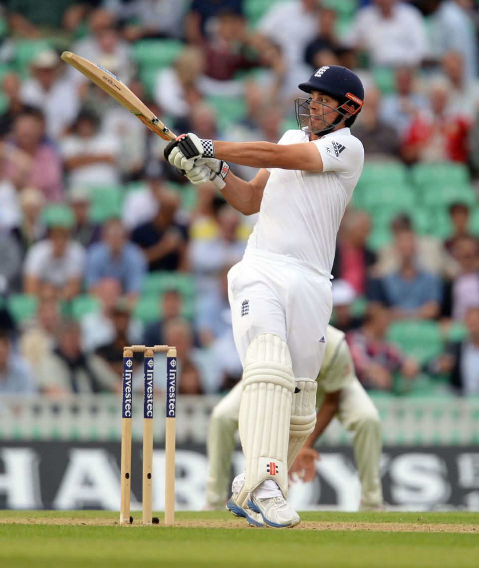 Alastair Cook finished the day unbeaten on 24... at least in this universe